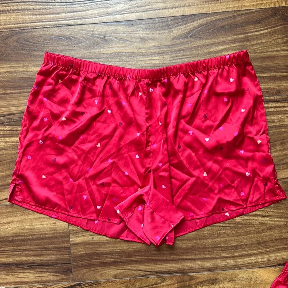 Stars Above’s Hearts Satin Cami Shorts Set - Picture 5 of 5